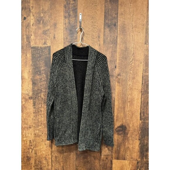 Lululemon Cotton-Cashmere Blend Sweater Wrap Green Foliage Sz 8 EUC - Picture 2 of 6